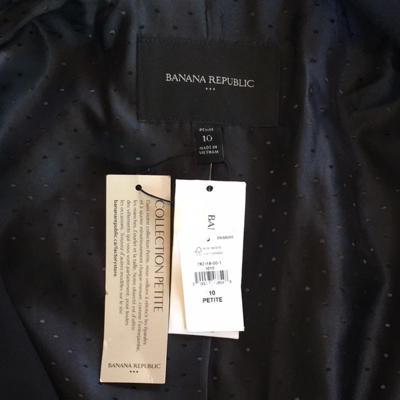 Banana Republic | Long & Lean Brushed Blazer In Black - Picture 10 of 12